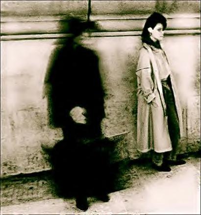 La femme en noir....